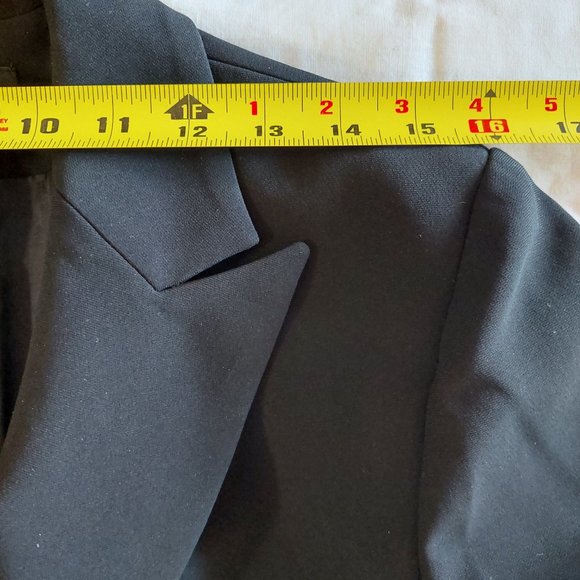 Jones New York Black 2 Button Blazer (Size 10P) - Picture 4 of 9